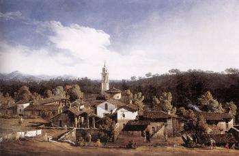 Bernardo Bellotto : View of Gazzada near Varese